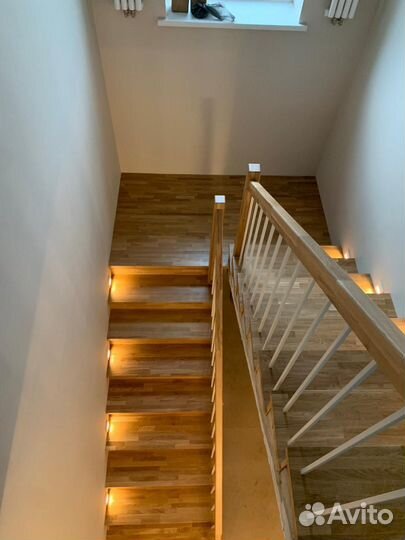 Изготовление и обшивка лестниц под ключ