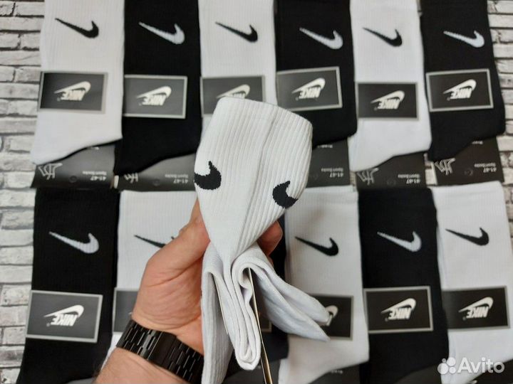 Носки высокие Nike хлопок
