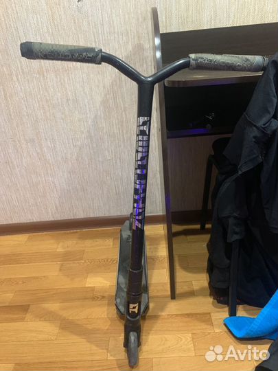 Трюковой самокат reaction Stunt 3.0, 110 мм Черный