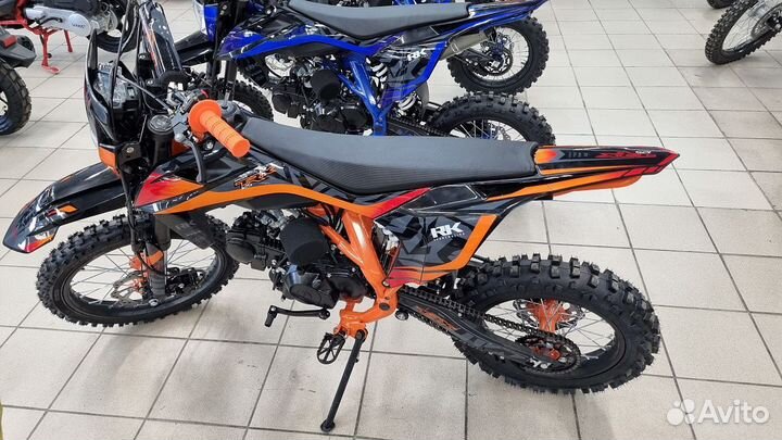 Питбайк racer TRX125 start PRO sport оранжевый