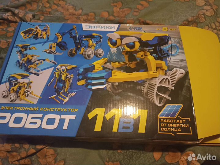 Электронный конструктор робот 11в1 эврики