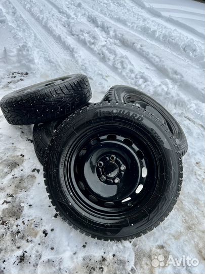 Колеса (диски + шины Yokohama 195/65 r15)