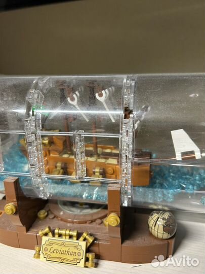 Лего набор корабль в бутылке