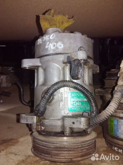 Компрессор кондиционера Пежо 406