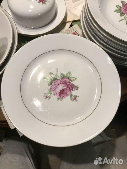Сервиз столовый Kahla гдр розы