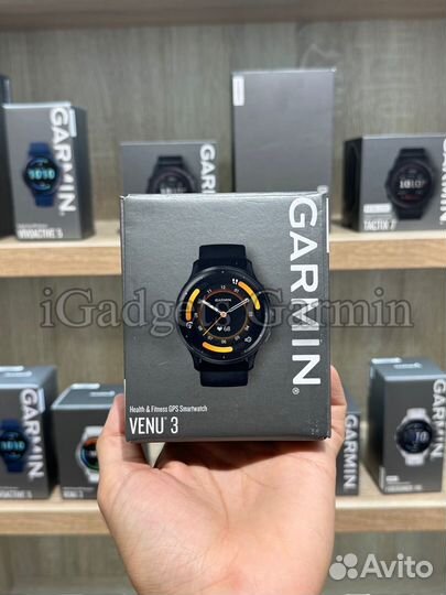 Garmin Venu 3 Slate (черный)