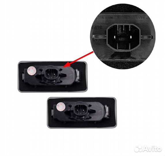 Подсветка номера на Toyota Corolla 12 (E210)