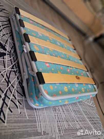 Раскладушка детская с матрасом