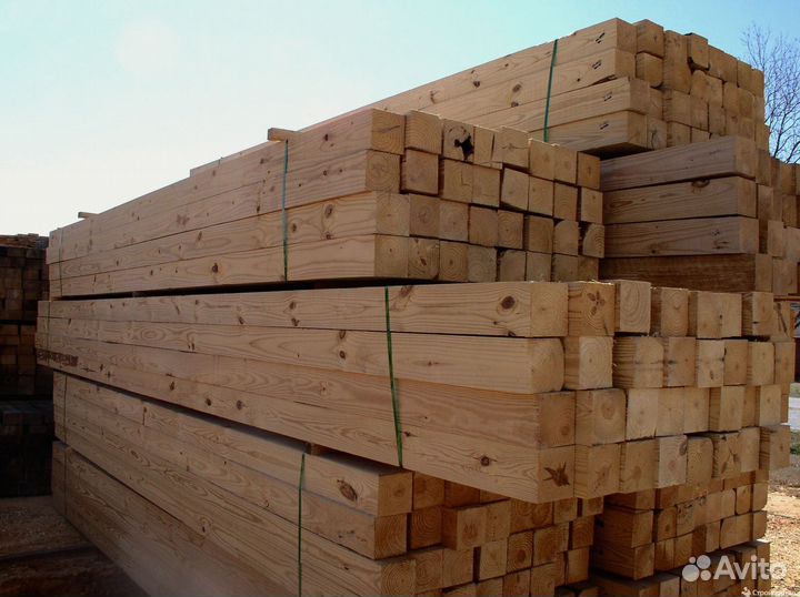 Брус из лиственницы для загородного строительства