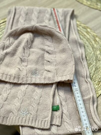 Шапка+шарф для девочки