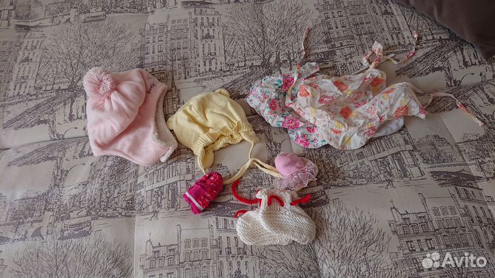 Пакет детской одежды от 3- 6 мес