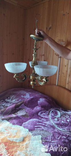 Люстра потолочная бу