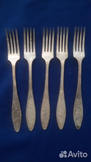 Вилки ложки мельхиоровые СССР