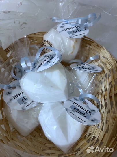 Мыло ручной работы сердце