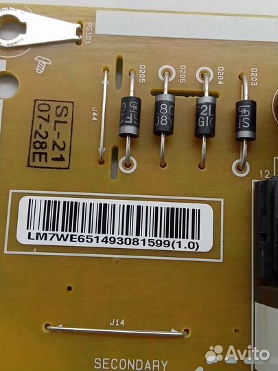 Блок питания EAX68284302 (1.0) телевизора LG 55UP7