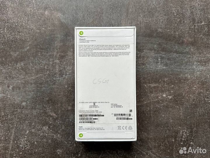 Новый iPhone 13 128gb Green (sim+esim)