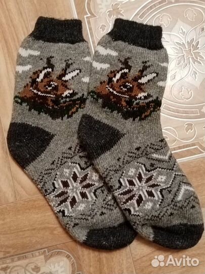 Носки шерстяные Ангора/Шерсть, теплые, 42-48р-р