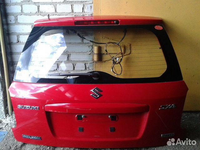 Suzuki Sx4 крышка багажника хэтч красная 2006-2013