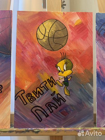 Картины баскетбольной тематики