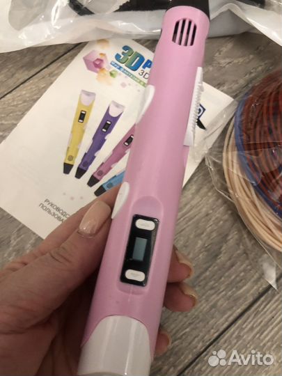 3D ручка пластик