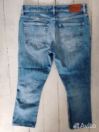 Tommy Hilfiger джинсы-дистресс мужские (W33L30)