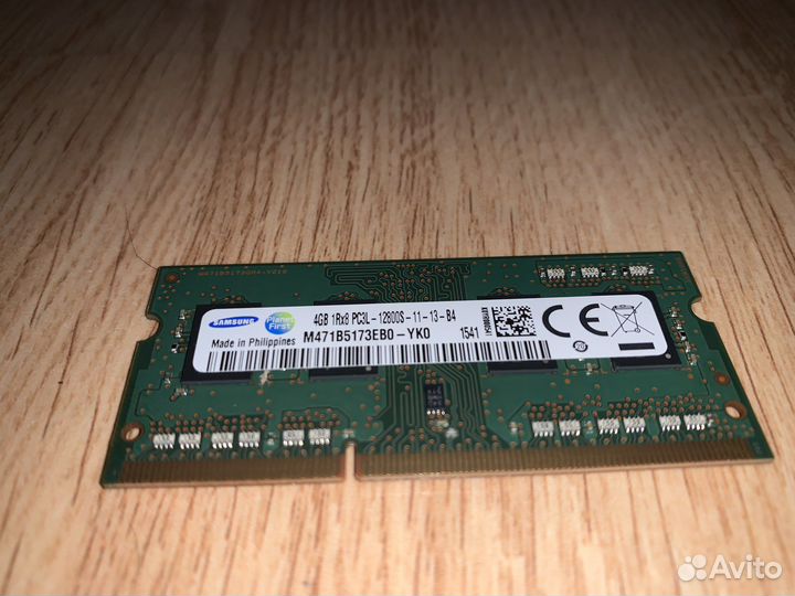 Планка памяти Samsung PC3L 4gb