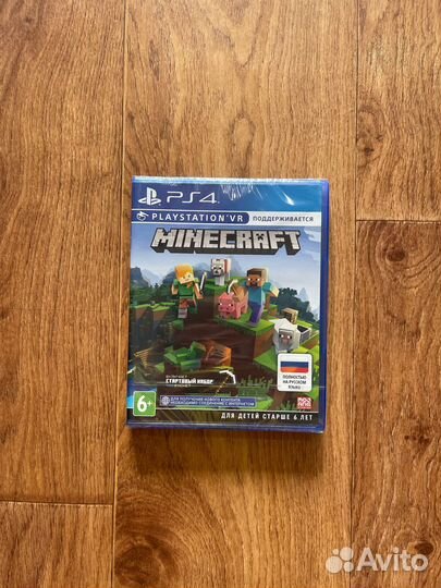 Minecraft для Sony ps4 (поддержка VR). Диск новый