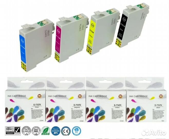 Комплект картриджей Epson T0735 Stylus C79