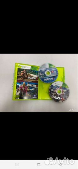Диск xbox 360 Far Cry 3 4 double pack