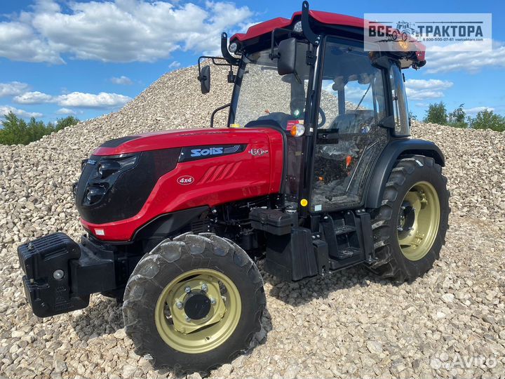 Трактор SOLIS 60GС A/С 4x4 12+12 Carraro, 2024