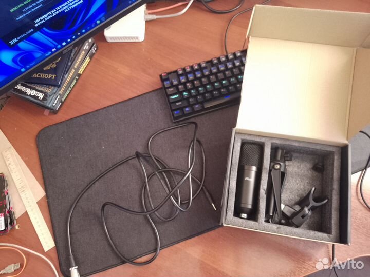 Микрофон ritmix Rdm-160 Black (Новый)