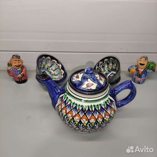 Чайник 1л и пиала 8см