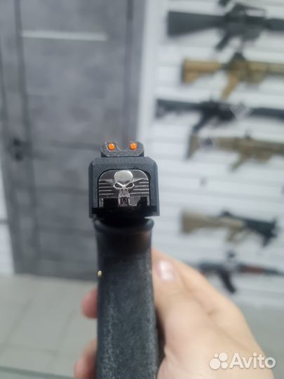 Страйкбольный Пистолет WE Glock 34 Custom BK