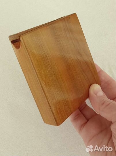 Сигаретница деревянная винтаж СССР