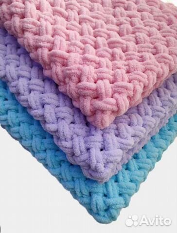 Плед детский плюшевый