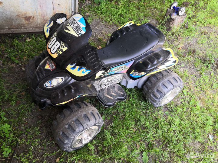 Детский квадроцикл на аккумуляторе бу