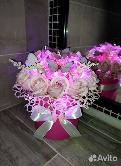 Букет мыльных цветов