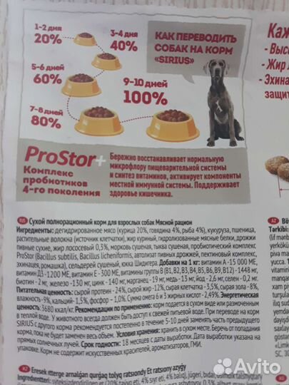 Корм для собак