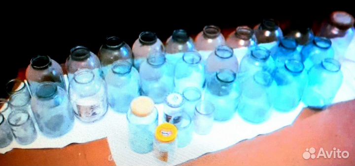 Банка стеклянная,бу