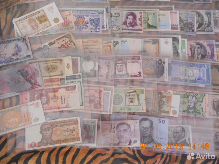 Банкноты Азии,Африки,Европы,Америки,Океании и т.д