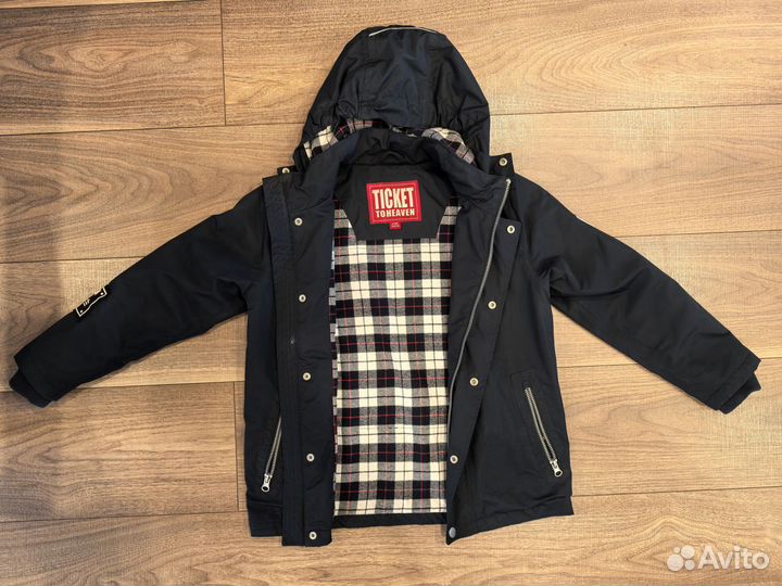 Осенняя школьная куртка 128+6