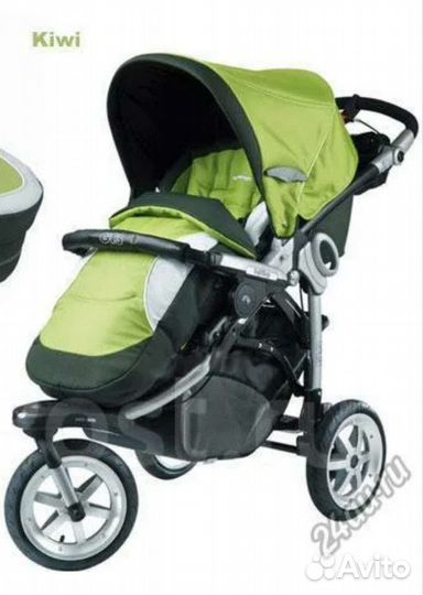 Коляска прогулка + люлька Peg perego
