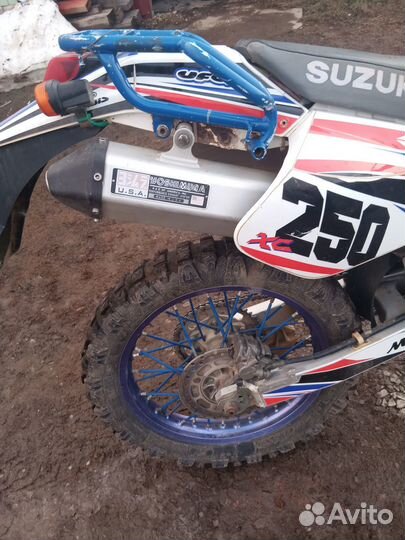 Глушитель прямоточный Suzuki Djebel 250 xc