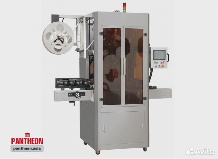 Этикетировочная линия с применением термоусадки