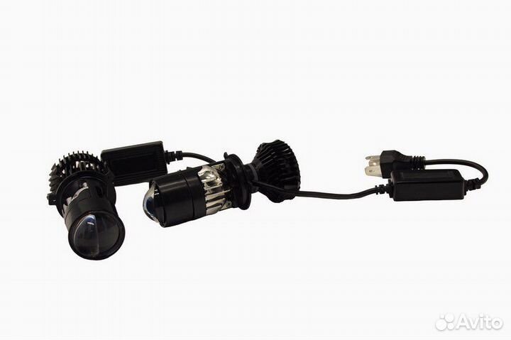 Светодиодные лампы led H4 с линзой