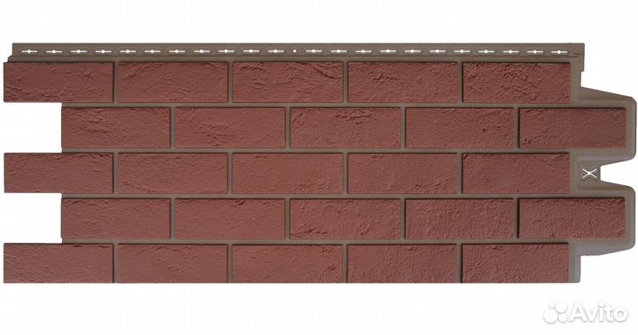 Фасадные панели Грандлайн Состаренный кирпич элит