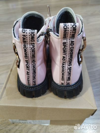 Ботинки демисезонные для девочки 25 размер