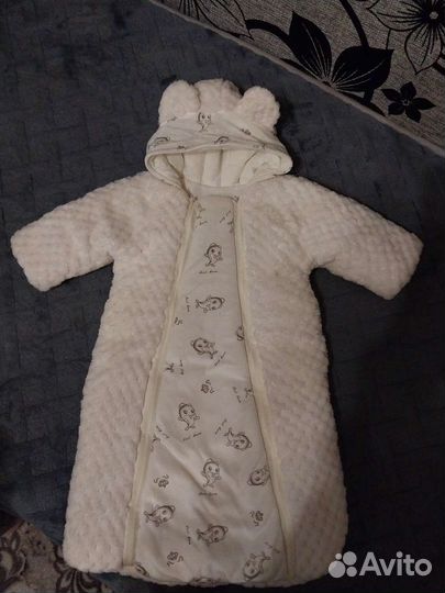 Комплект на выписку для девочки осень