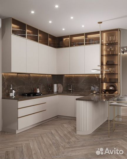 Белая кухня