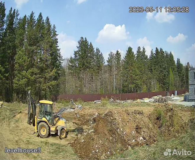 Комплект 4g видеонаблюдения для стройки